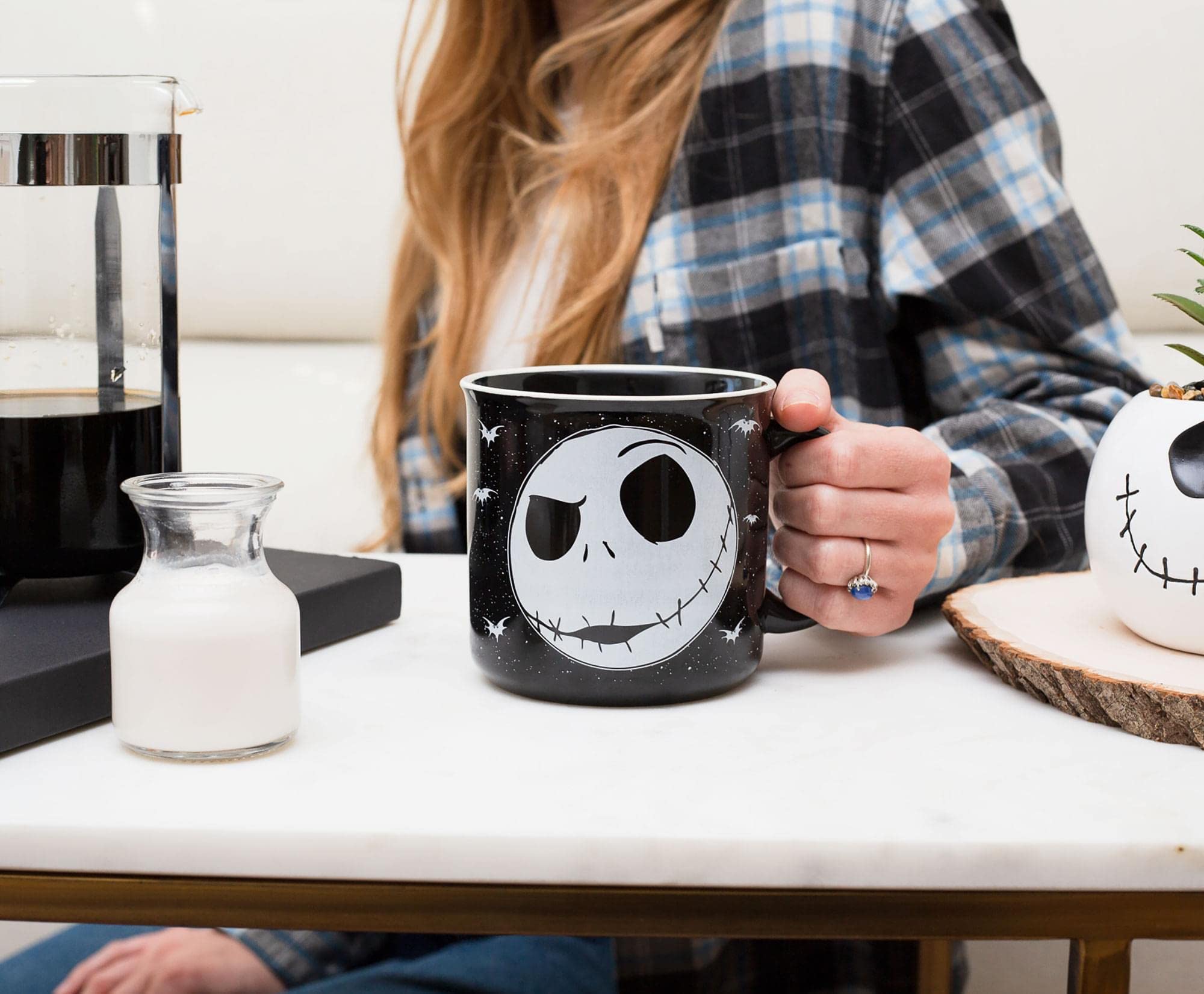Foto 3 | Taza Camper De Cerámica Silver Buffalo Disney Nightmare  600 Ml  Jack - Venta Internacional.