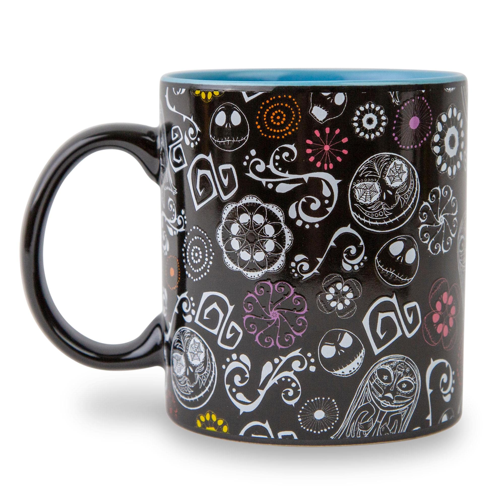 Foto 4 pulgar | Taza De Cerámica Plateada Buffalo Disney Nightmare Before Christmas - Venta Internacional.