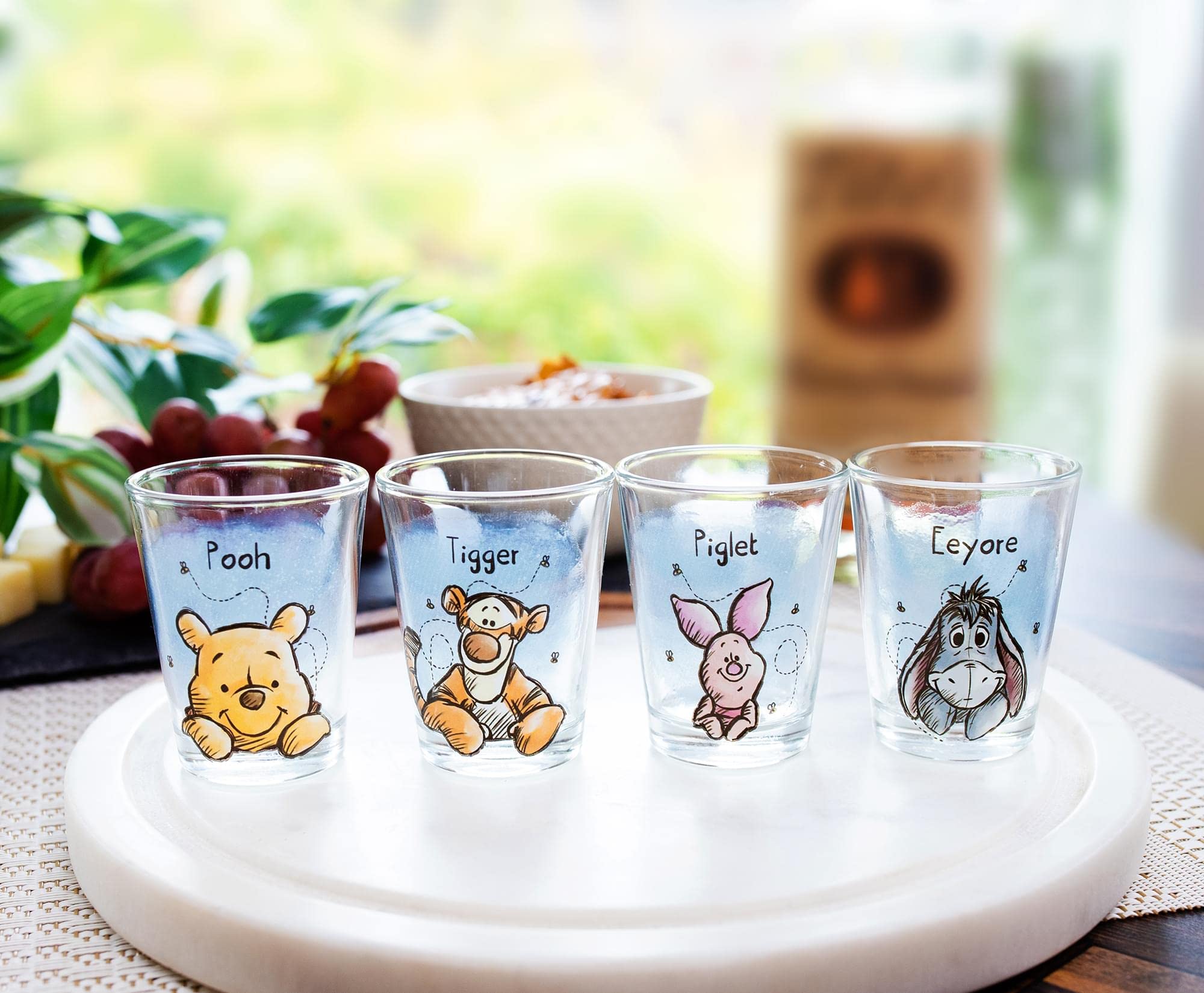 Foto 3 pulgar | Juego De Minivasos Silver Buffalo Winnie The Pooh Faces  45 Ml X4 - Venta Internacional.