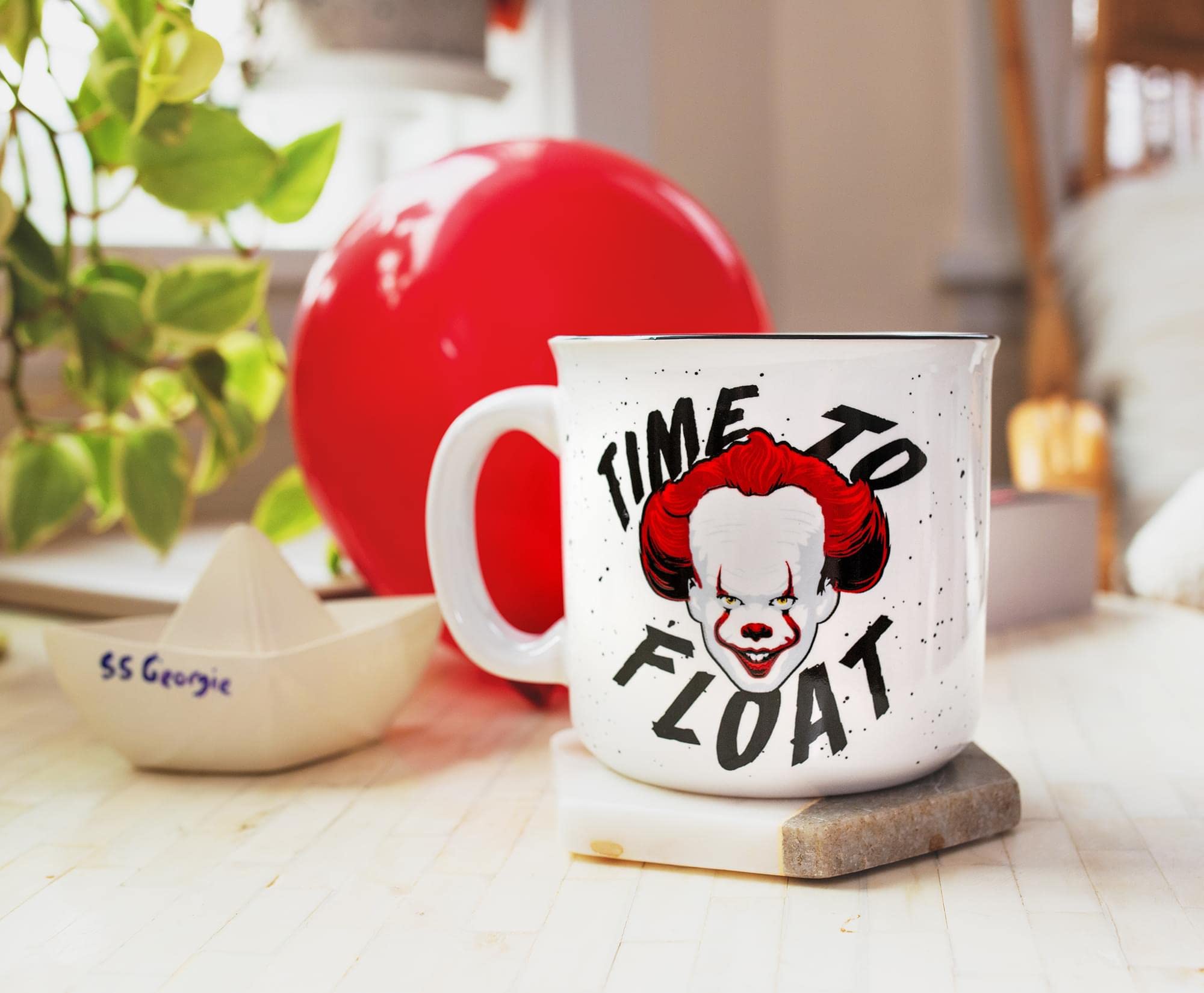 Foto 3 pulgar | Taza Camper De Cerámica Silver Buffalo It Pennywise Clown  600 Ml - Venta Internacional.