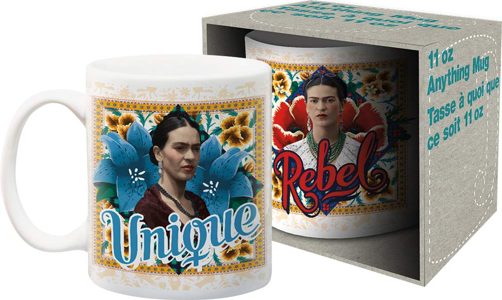 Foto 1 | Taza De Cerámica Aquarius Frida Kahlo  325 Ml  En Caja  Multicolor - Venta Internacional.