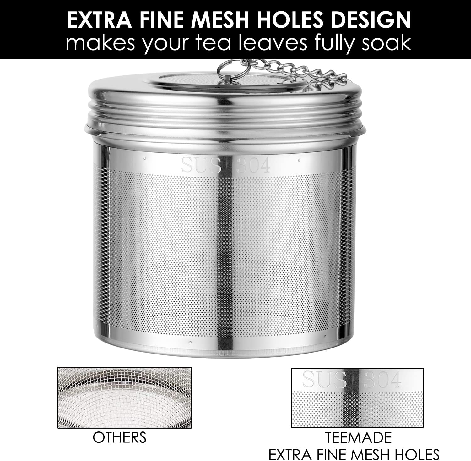 Foto 6 pulgar | Venta Internacional- Filtro De Té E Infusor De Cocina Jieyou Extrafine Mesh