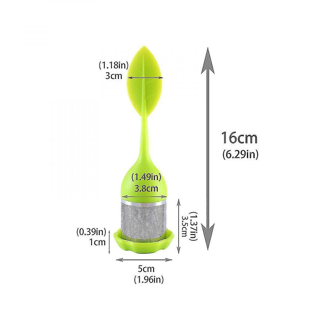 Foto 3 | Set De Utensilios De Cocina Con Infusor De Té De Acero Inoxidable Con Mango De Silicona - Venta Internacional.
