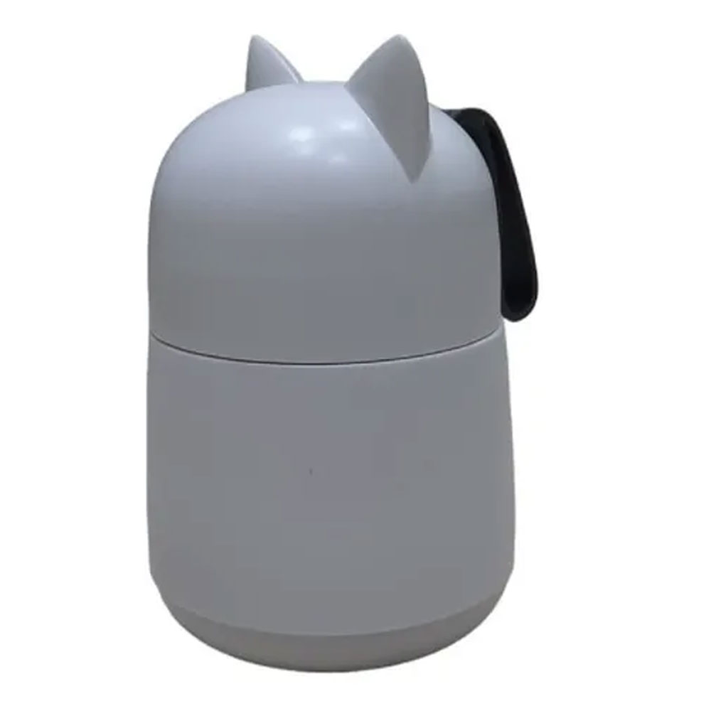 Taza Termo HappyWare en Forma de Gato Kawaii color Blanco