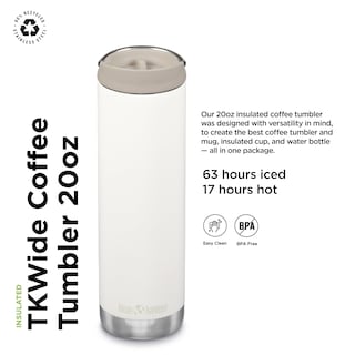 Foto 2 | Vaso De Café Klean Kanteen Tk Wide 600 Ml Tofu - Venta Internacional.