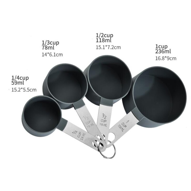 Foto 6 pulgar | Venta Internacional- Juego de Tazas y Cucharas Medidoras Httn Kitchen