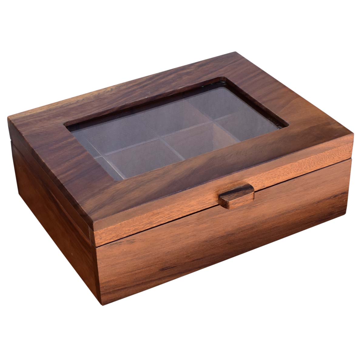 Foto 4 | Caja Para Te Con Acrilico Parota