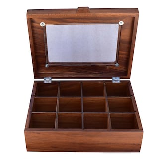 Foto 7 | Caja Para Te Con Acrilico Parota