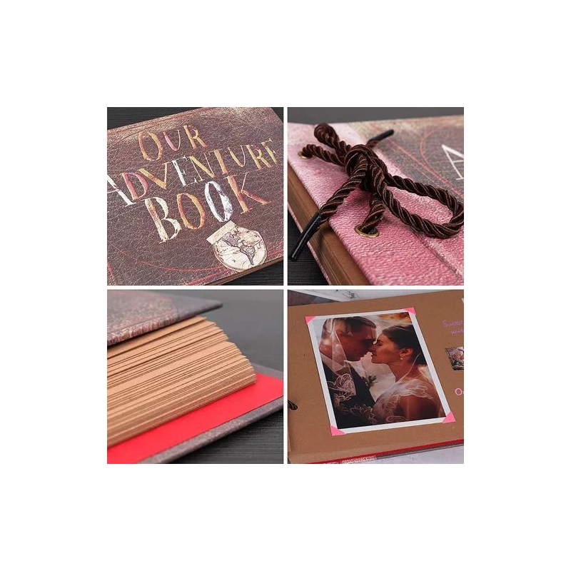 Foto 6 pulgar | Álbum De Fotos Nuestro Libro De Aventuras Recortado En 3d, 40 Hojas - Venta Internacional.