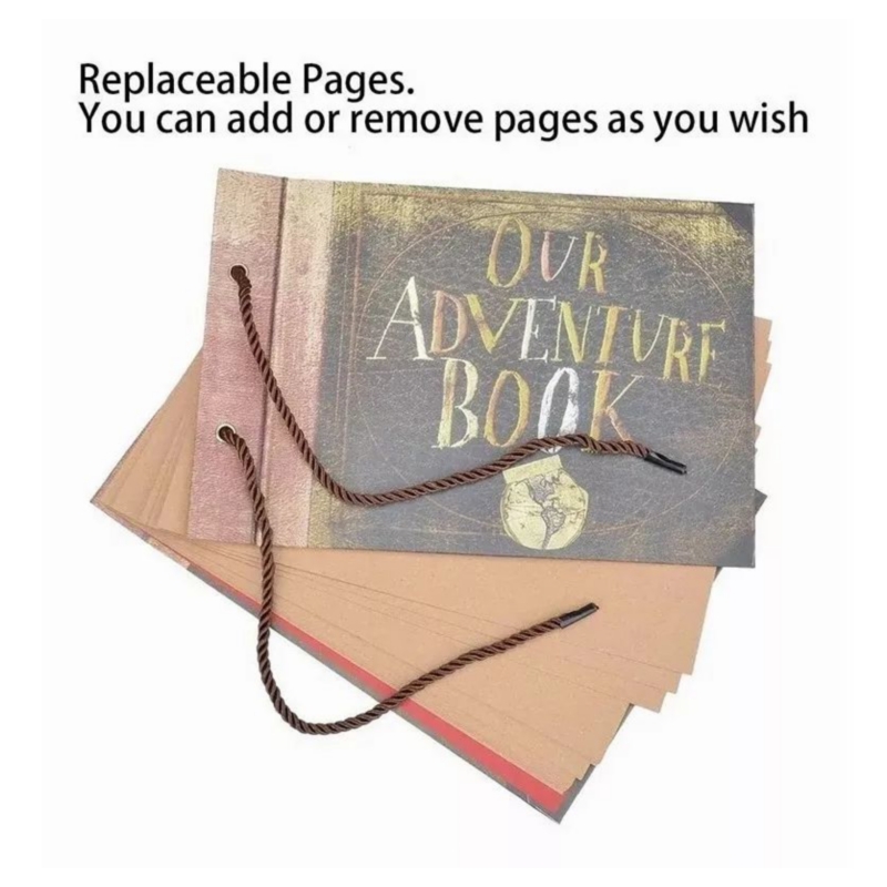 Foto 6 | Álbum De Fotos Nuestro Libro De Aventuras Recortado En 3d, 40 Hojas - Venta Internacional.