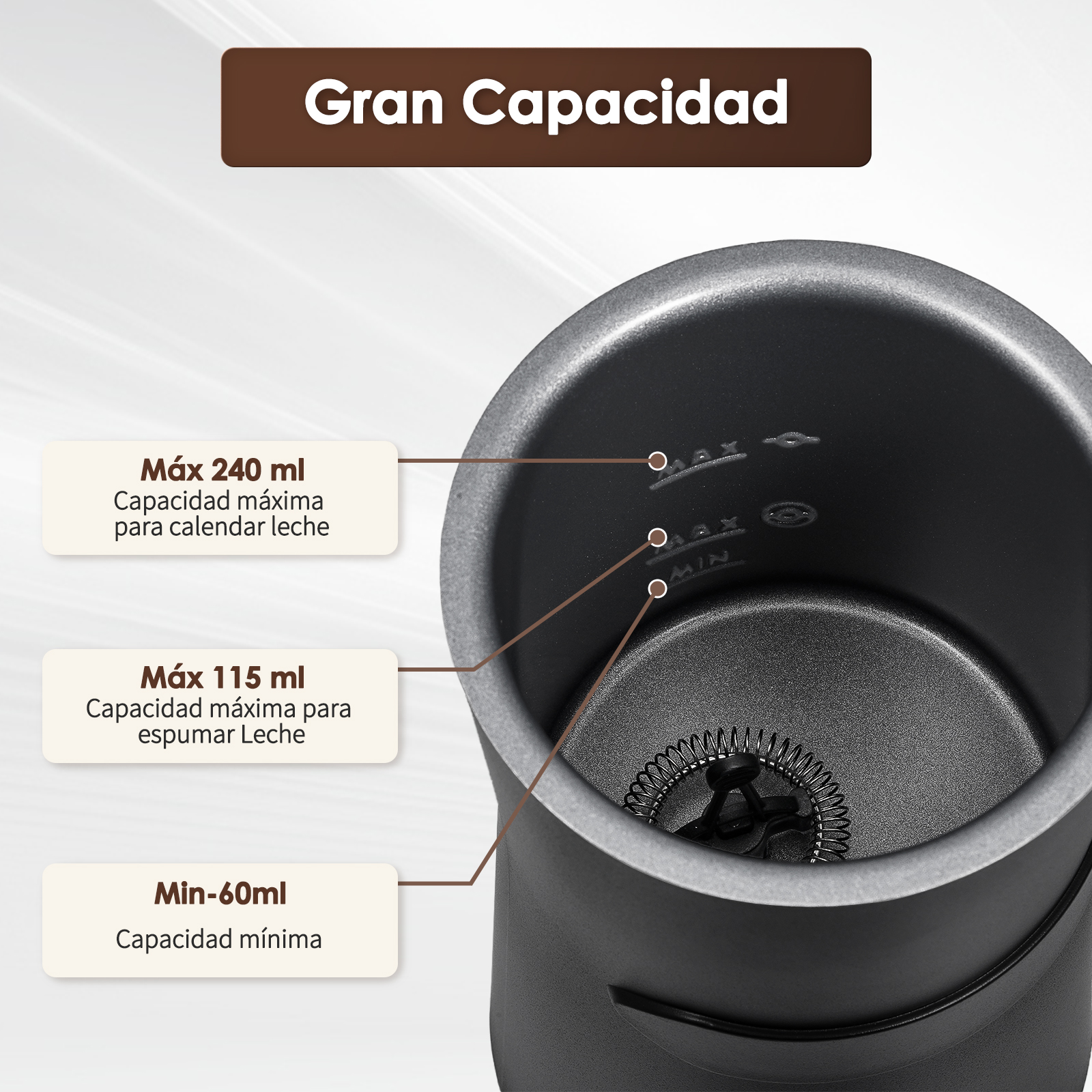 Foto 7 | Espumador de Leche Generac 4 en 1 Automático