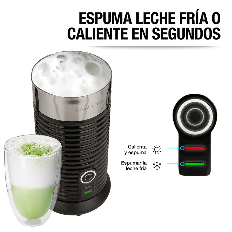Foto 4 pulgar | Espumador Casa Litus Negro para Leche