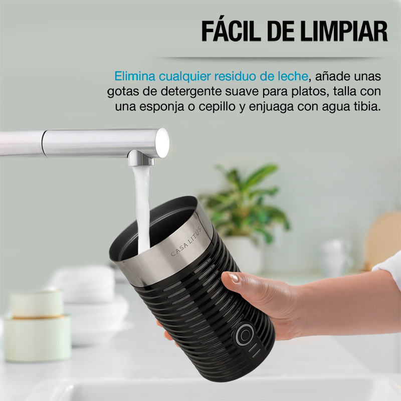 Foto 7 | Espumador Casa Litus Negro para Leche