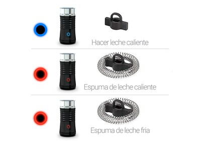 Foto 5 | Espumador de Leche Instantáneo Espuma Caliente y Fría Automática de Leche Eléctrico Calentador Smart - Tek