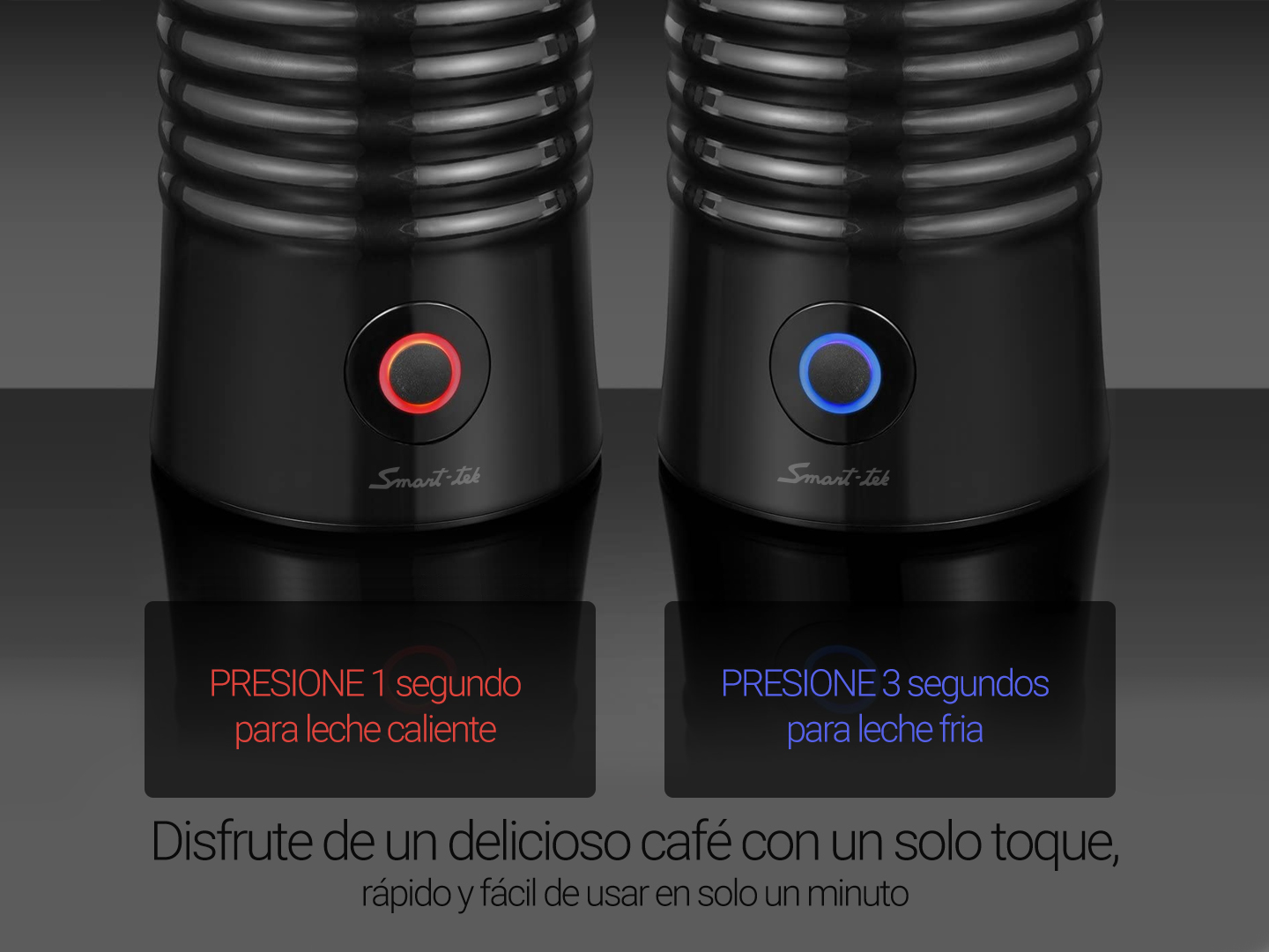 Foto 8 pulgar | Espumador de Leche Instantáneo Espuma Caliente y Fría Automática de Leche Eléctrico Calentador Smart - Tek
