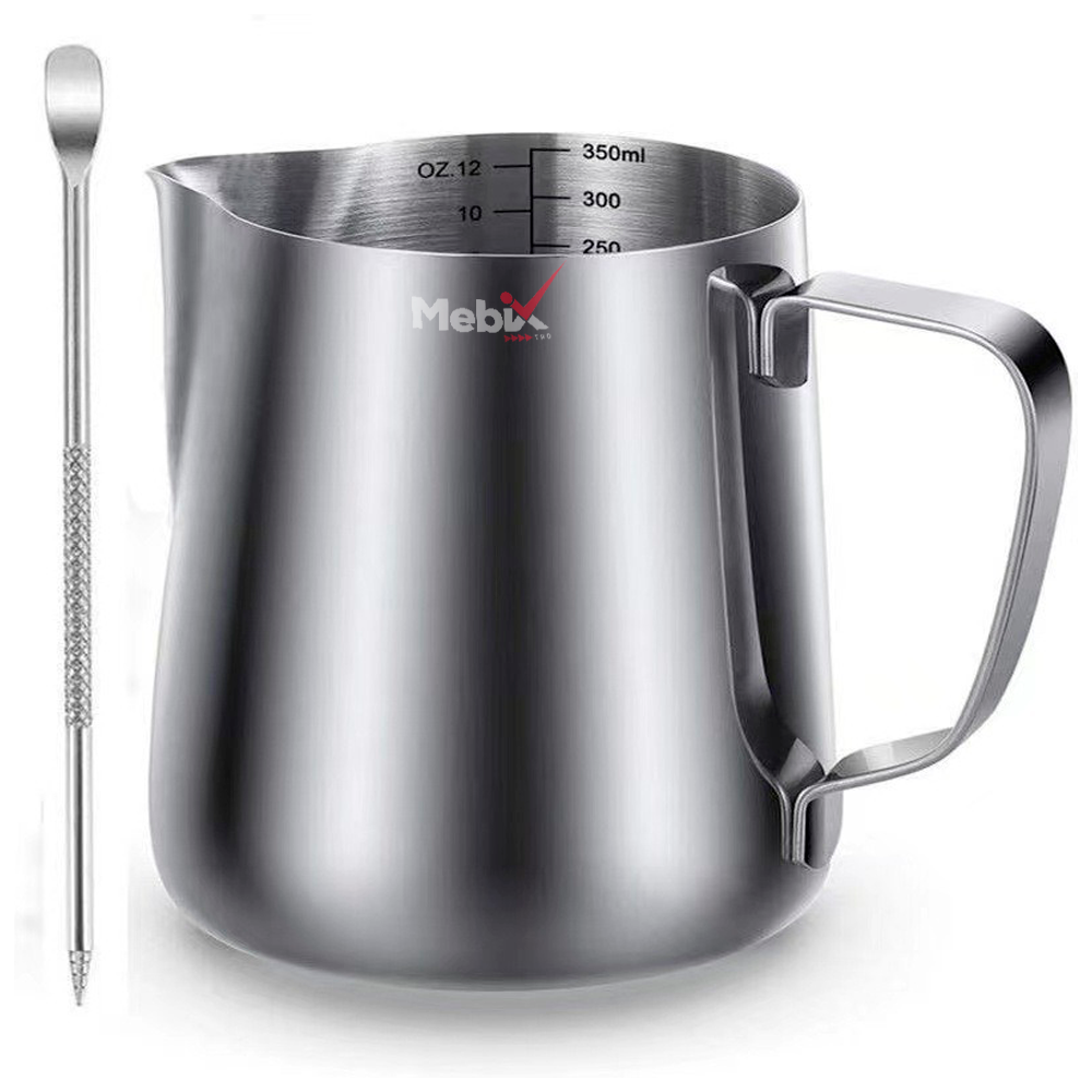Jarra Espumosa De Leche Con Escala 350 Ml Cafe Latte