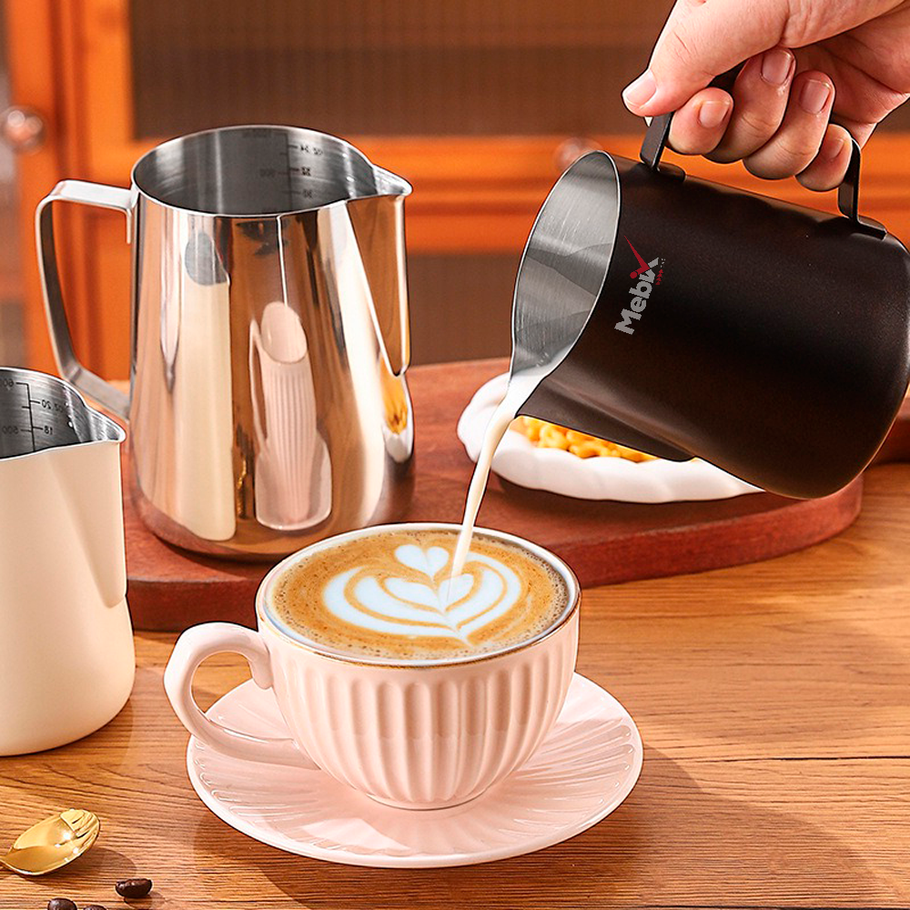 Foto 4 pulgar | Jarra Espumosa De Leche Con Escala 350 Ml Cafe Latte