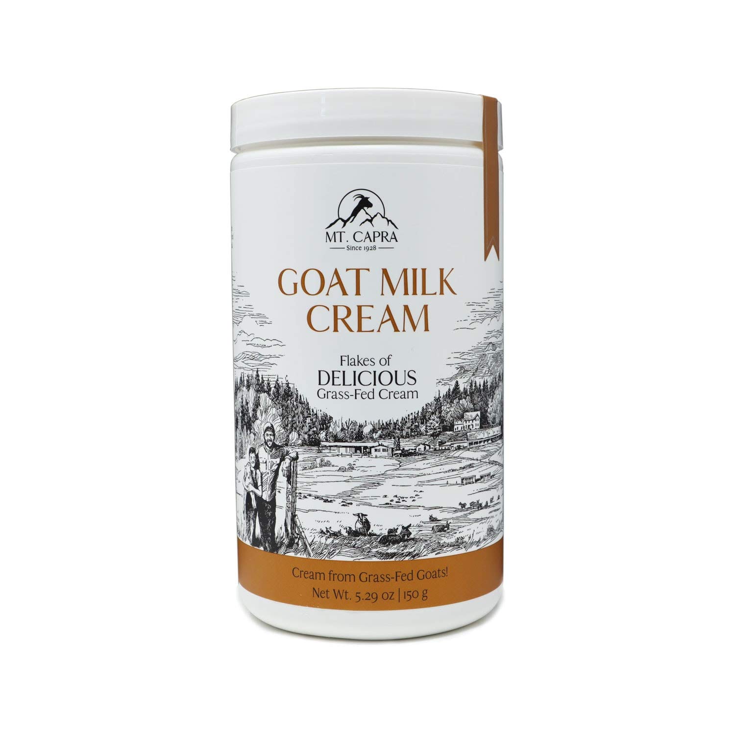 Foto 2 pulgar | Crema De Leche De Cabra En Hojuelas Mt. Capra Desde 1928 150 G - Venta Internacional.