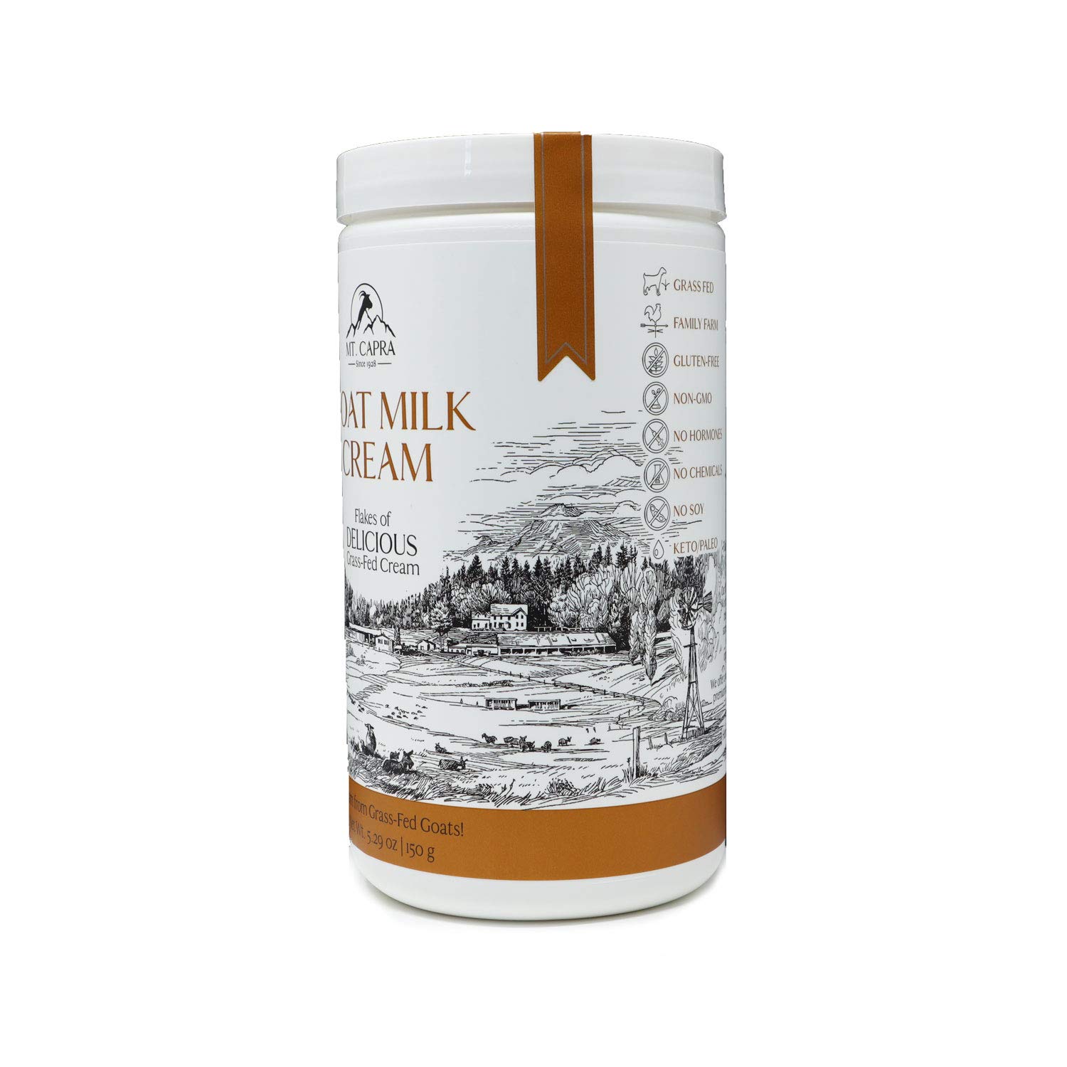 Foto 4 pulgar | Crema De Leche De Cabra En Hojuelas Mt. Capra Desde 1928 150 G - Venta Internacional.
