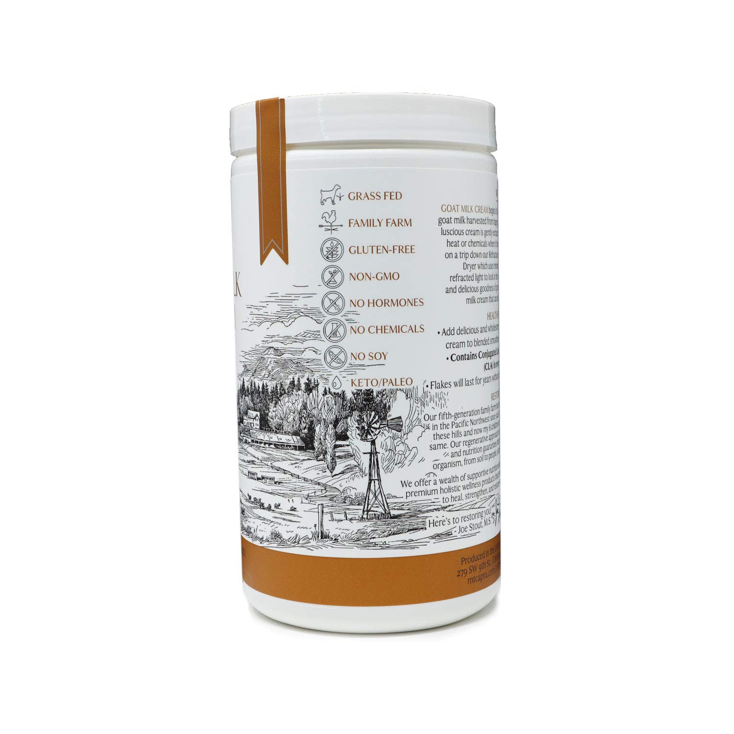 Foto 5 pulgar | Crema De Leche De Cabra En Hojuelas Mt. Capra Desde 1928 150 G - Venta Internacional.