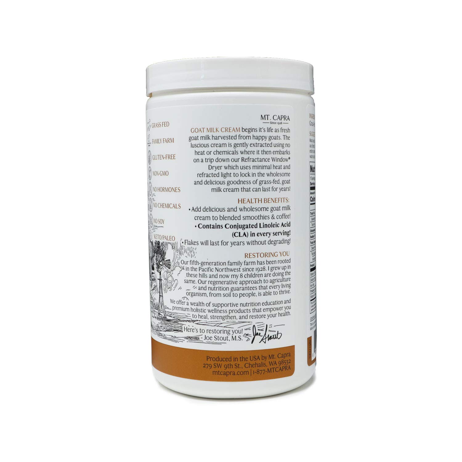 Foto 6 pulgar | Crema De Leche De Cabra En Hojuelas Mt. Capra Desde 1928 150 G - Venta Internacional.