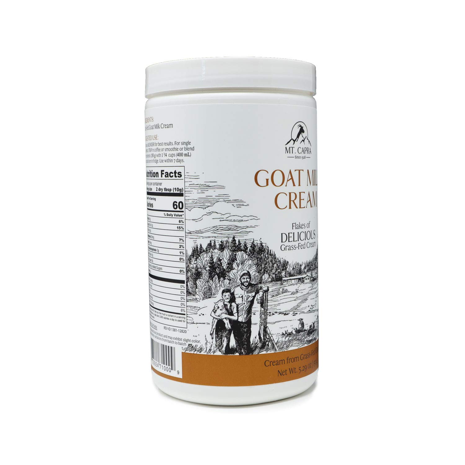 Foto 8 pulgar | Crema De Leche De Cabra En Hojuelas Mt. Capra Desde 1928 150 G - Venta Internacional.