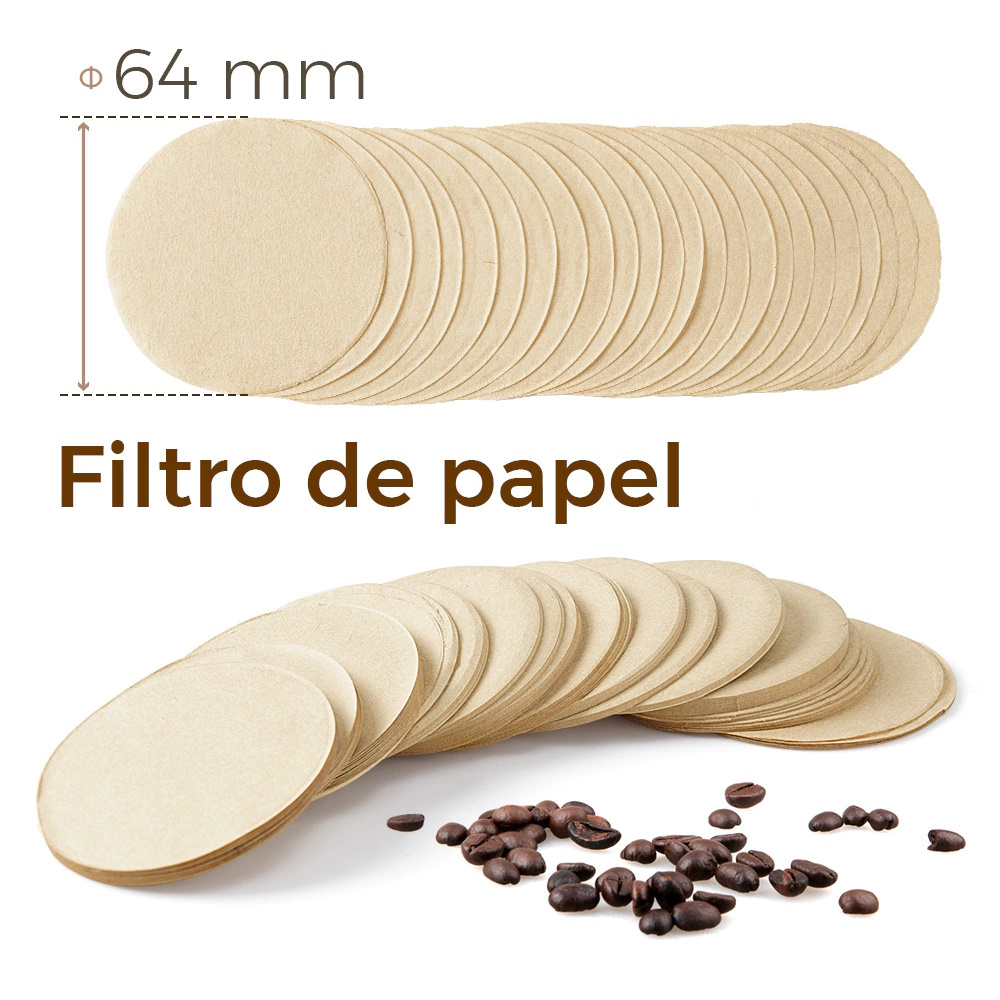 Paquete 100 Filtros De Papel Libres P/aeropress Brang