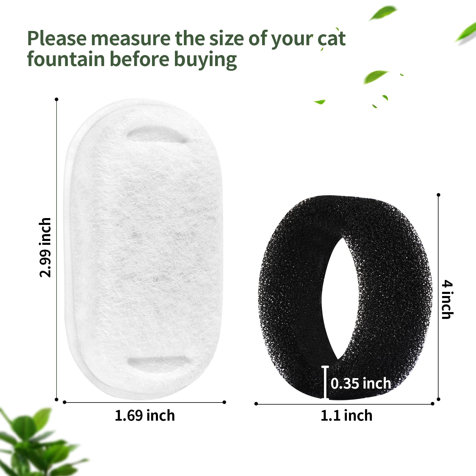 Foto 5 pulgar | Recambios De Filtros De Agua Para Mascotas, Paquete De 12 Unidades, Para Cat Fountain - Venta Internacional.