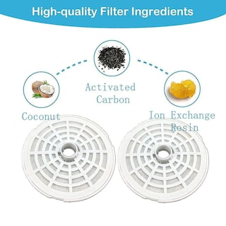 Foto 4 | Filtros De Repuesto Para Fuente De Agua Para Mascotas (5 Piezas) Huoguo - Venta Internacional.