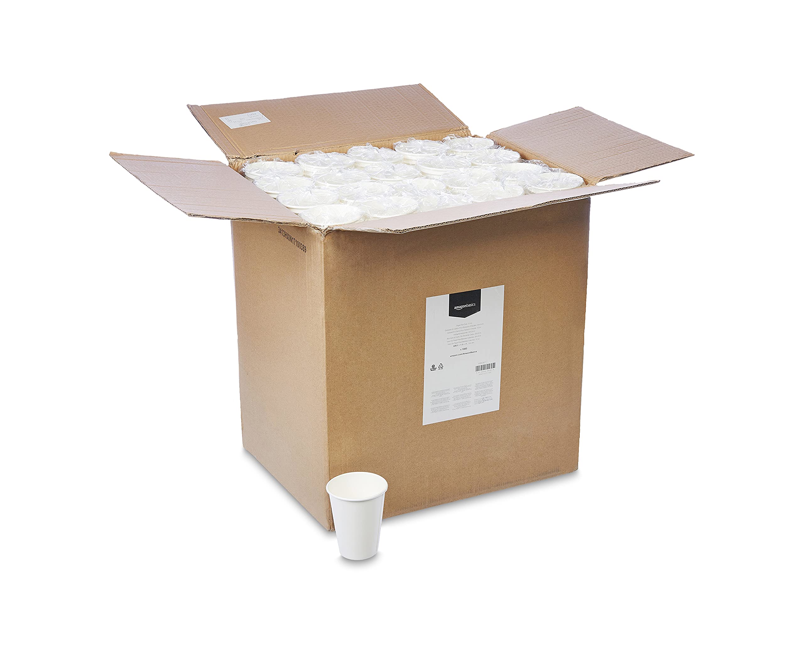 Foto 4 pulgar | Vasos De Café Desechables Amazon Basics, Papel De 350 Ml, 1000 Unidades - Venta Internacional.