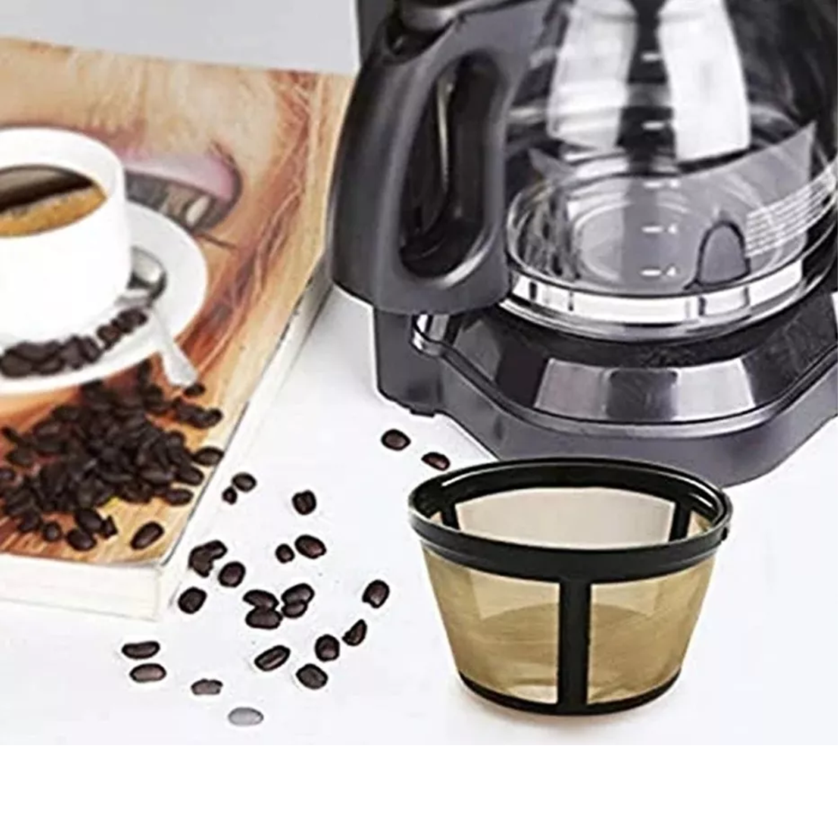 Foto 2 | Set De 2 Filtros Para Cafetera De 10 A 12 Tazas Estilo Canasta