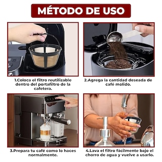 Foto 5 | Set De 2 Filtros Para Cafetera De 10 A 12 Tazas Estilo Canasta