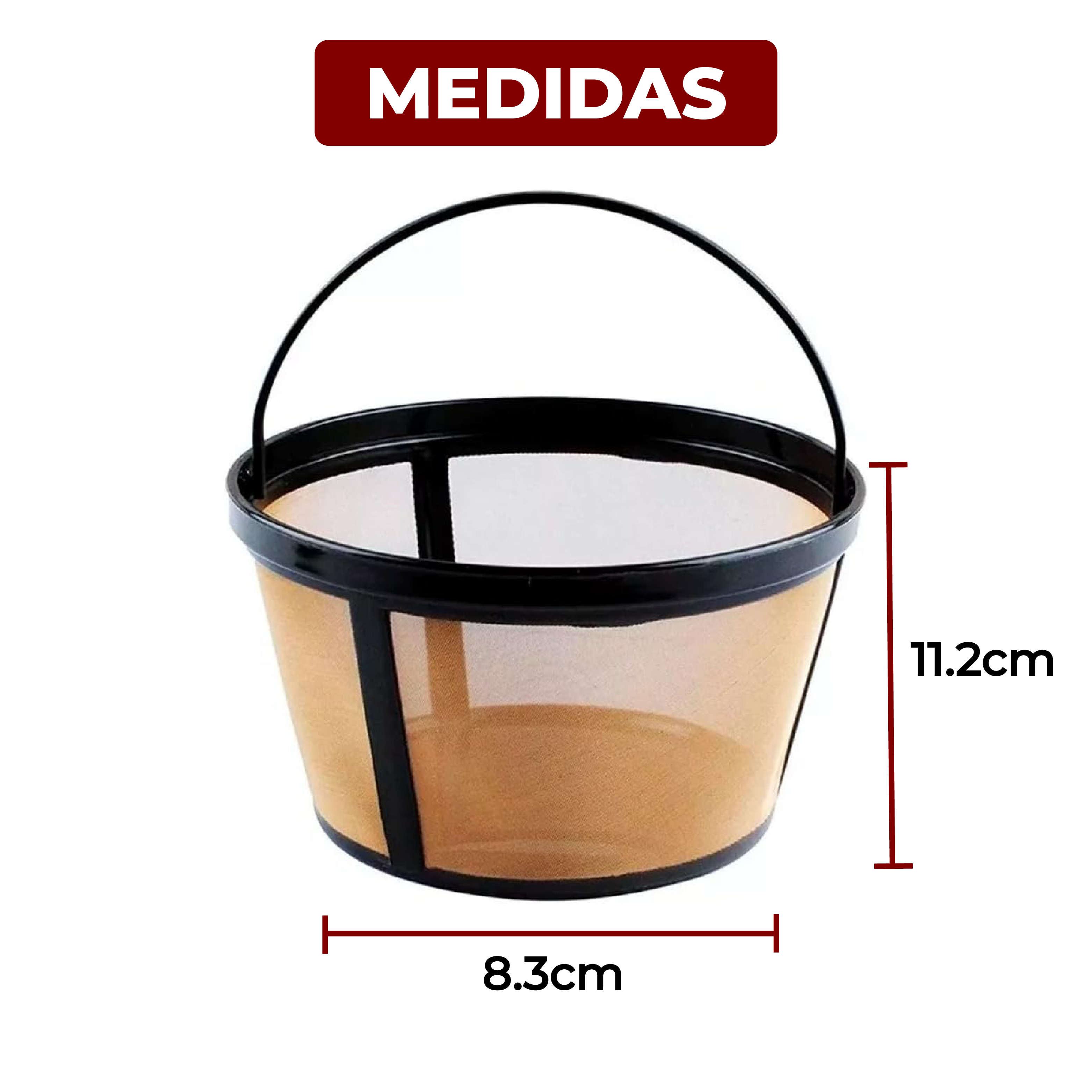 Foto 6 | Set De 2 Filtros Para Cafetera De 10 A 12 Tazas Estilo Canasta