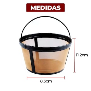 Foto 6 | Set De 2 Filtros Para Cafetera De 10 A 12 Tazas Estilo Canasta