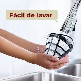 Foto 5 | Filtro Universal De Café Permanente Estilo Canasta Para Cafeteras