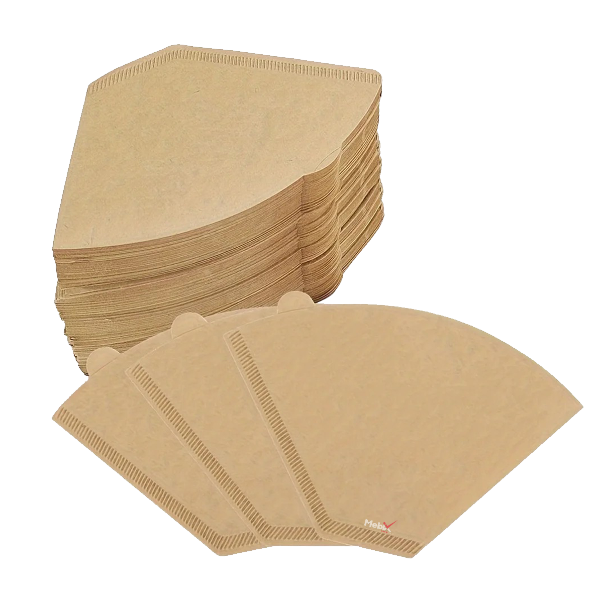 Set De 100 Filtros De Papel Desechable Para Cafeteras de 8 A 12 Tazas