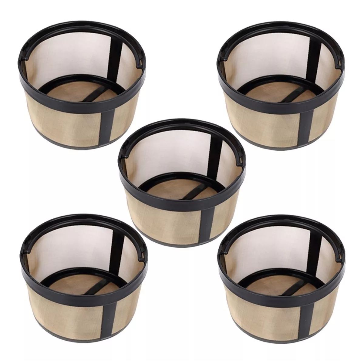 Foto 1 | Set De 5 Filtros Para Cafetera De 10 A 12 Tazas Estilo Canasta