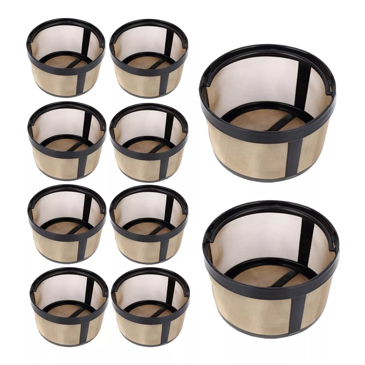 Foto 2 pulgar | Set De 10 Filtros Para Cafetera De 10 A 12 Tazas Estilo Canasta