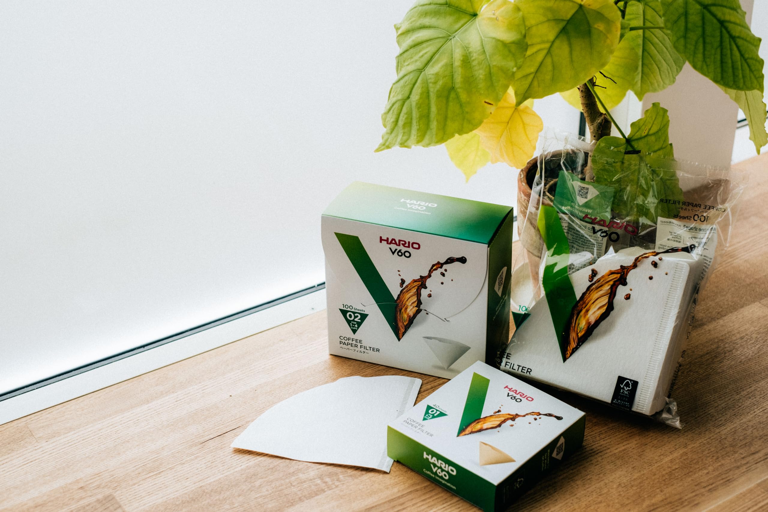 Foto 4 | Filtro De Café Hario V60, Papel, Tamaño 03, Caja De 40 Unidades, Color Blanco - Venta Internacional.
