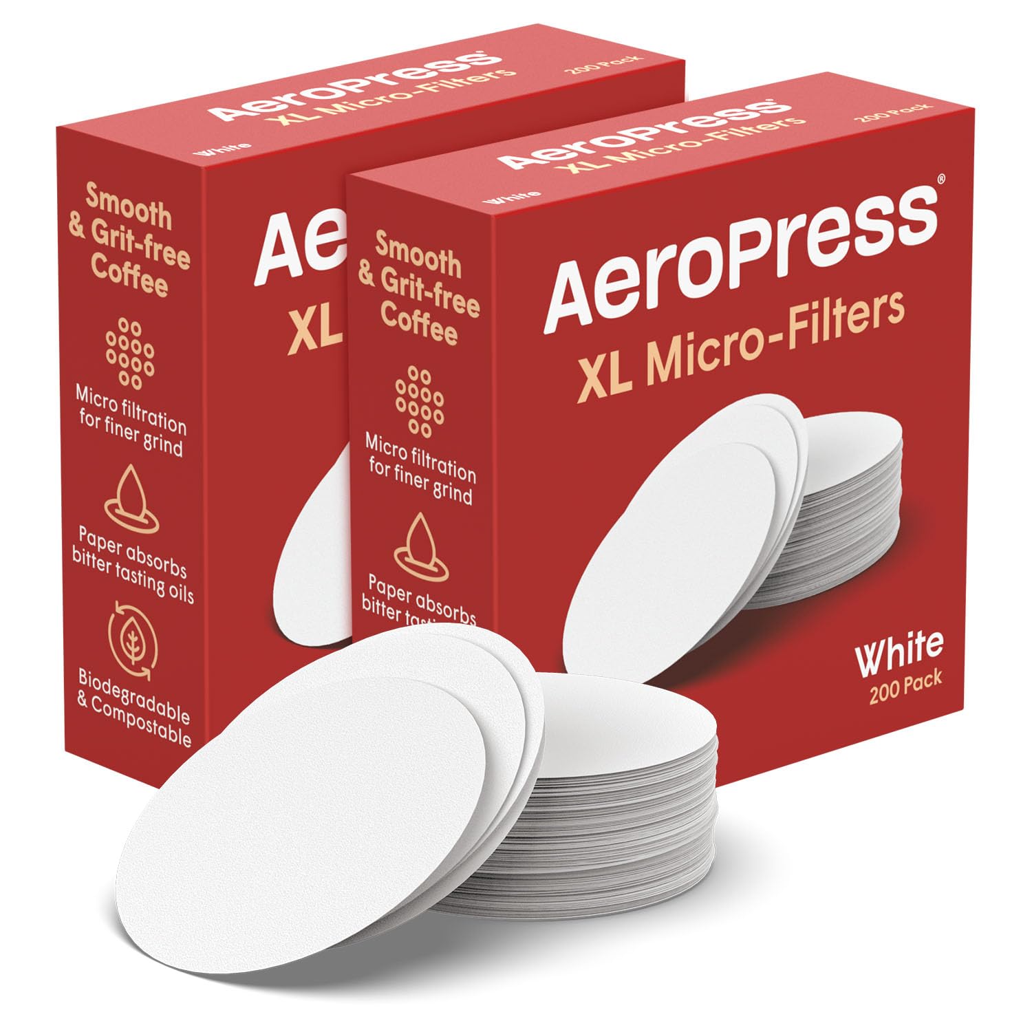 Foto 2 pulgar | Filtros de Repuesto para Cafetera Aeropress Xl 2 Pack - Venta Internacional