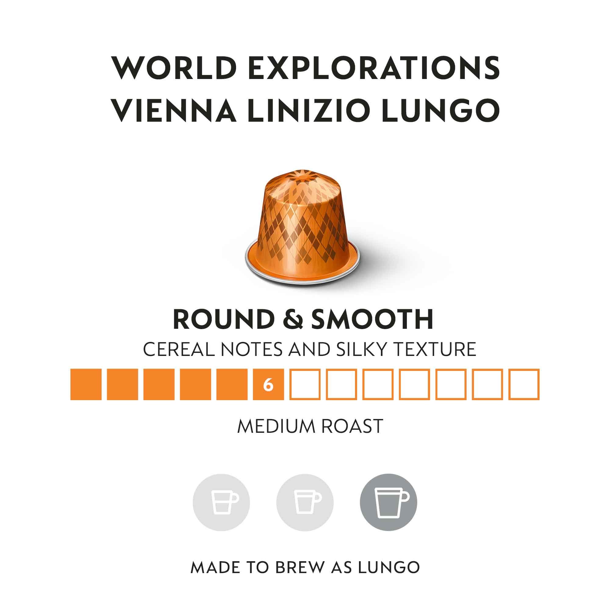 Foto 2 | Cápsulas De Café Nespresso Original Vienna Lungo, 50 Unidades - Venta Internacional.