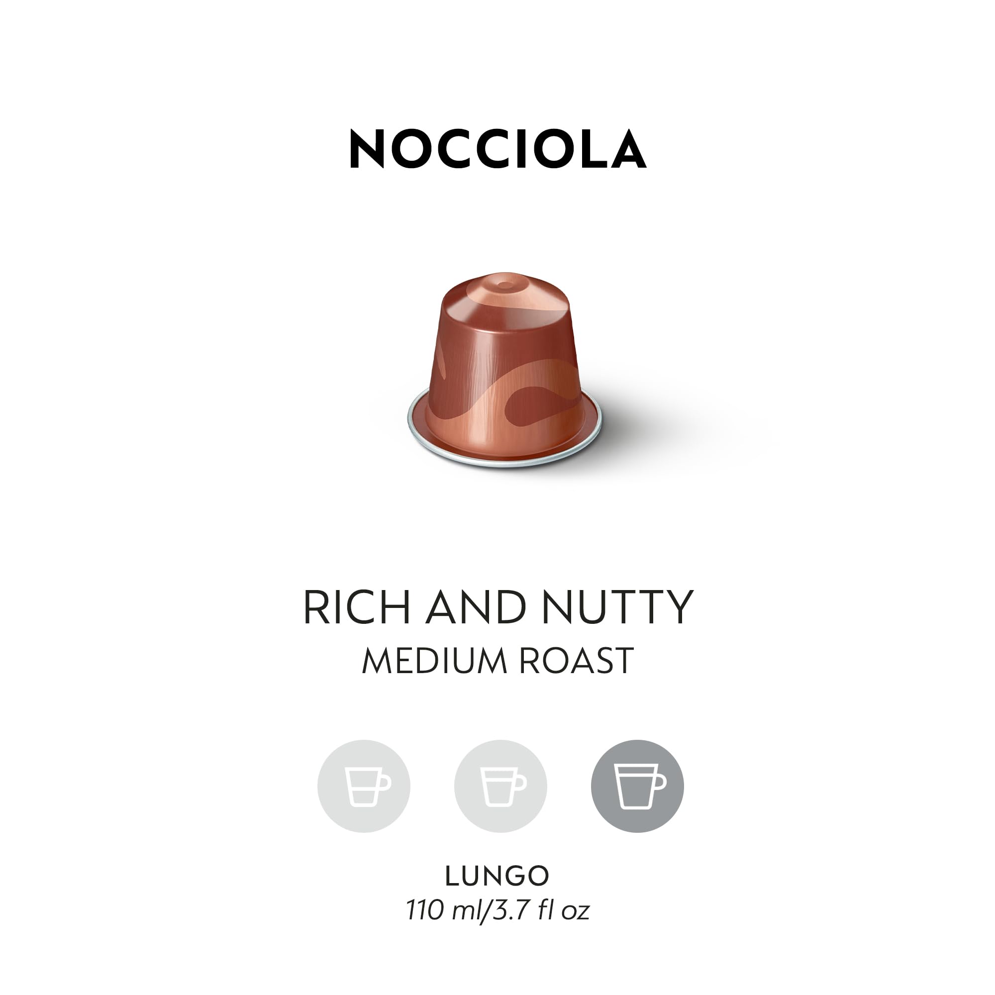 Foto 3 pulgar | Cápsulas De Café Nespresso Original Line Nocciola 50 Cápsulas - Venta Internacional.