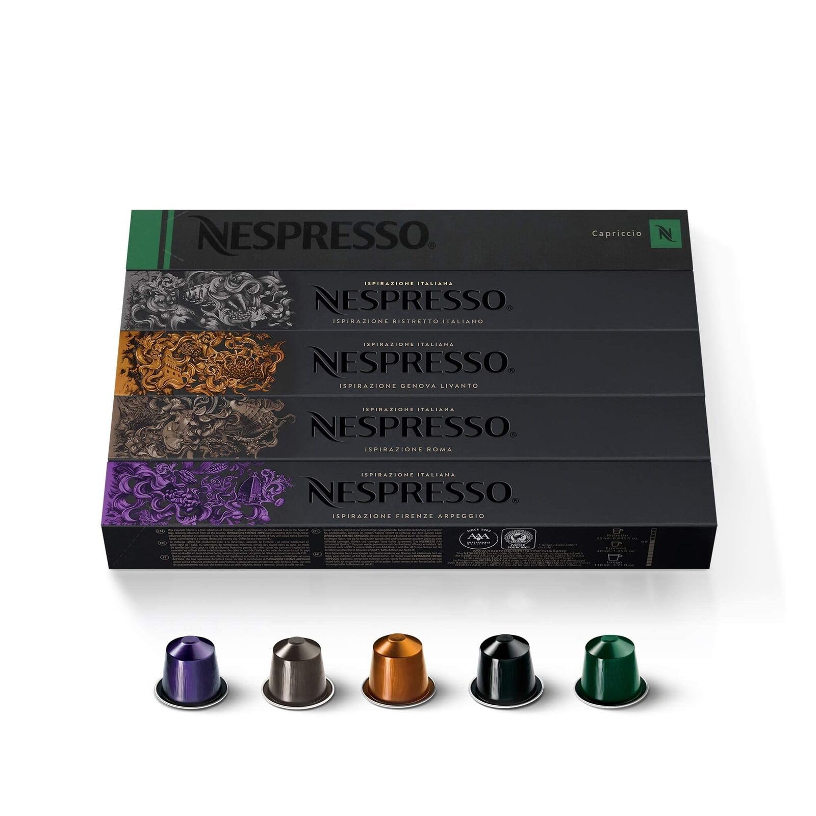 Foto 2 pulgar | Cápsulas De Café Nespresso Original Line 100 Cápsulas - Venta Internacional.