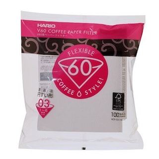 Foto 2 | Juego De 3 Filtros De Papel Para Café Hario 03, 100 Unidades - Venta Internacional.