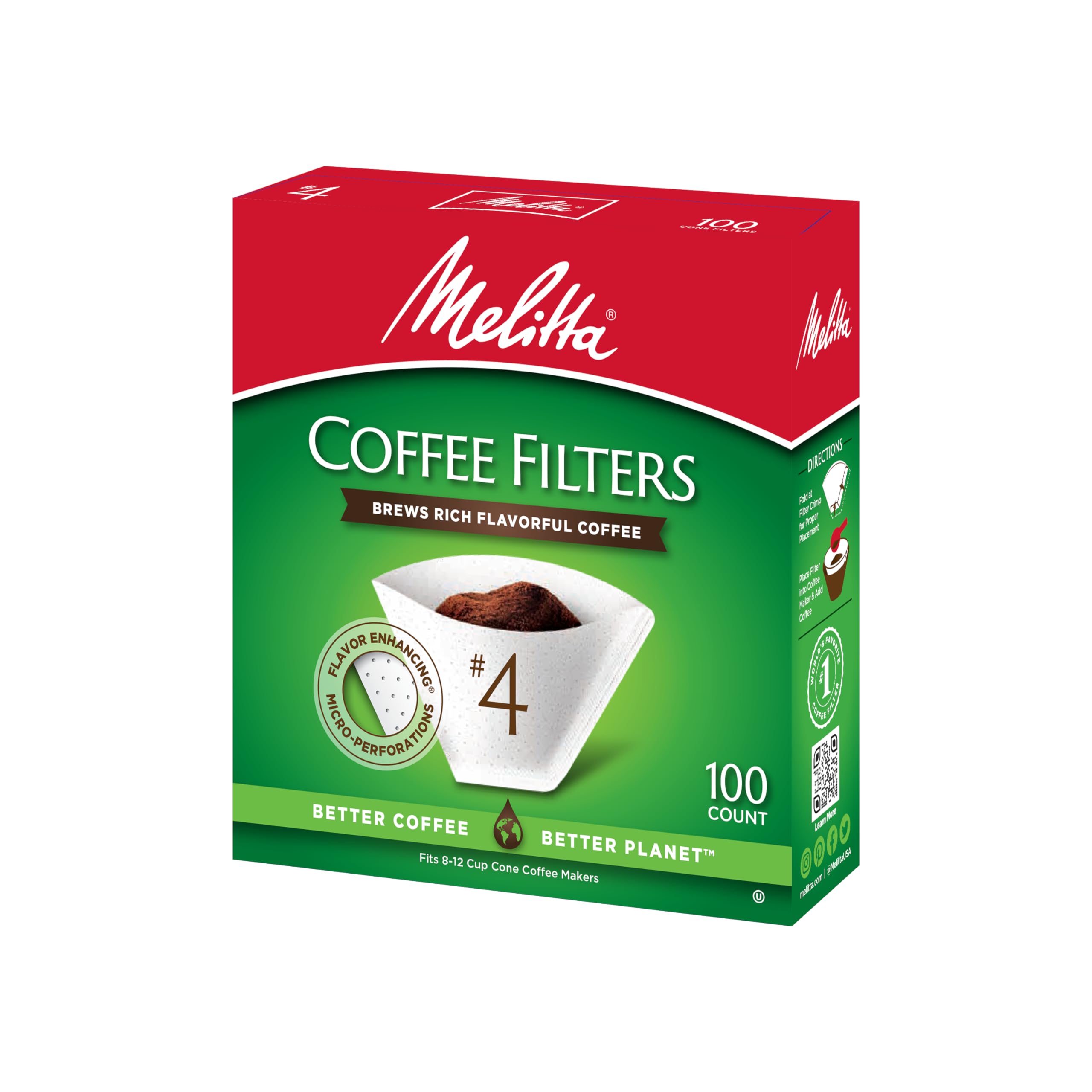 Foto 5 pulgar | Filtros De Café Melitta #4 Cone 600 En Total (paquete De 6) - Venta Internacional.