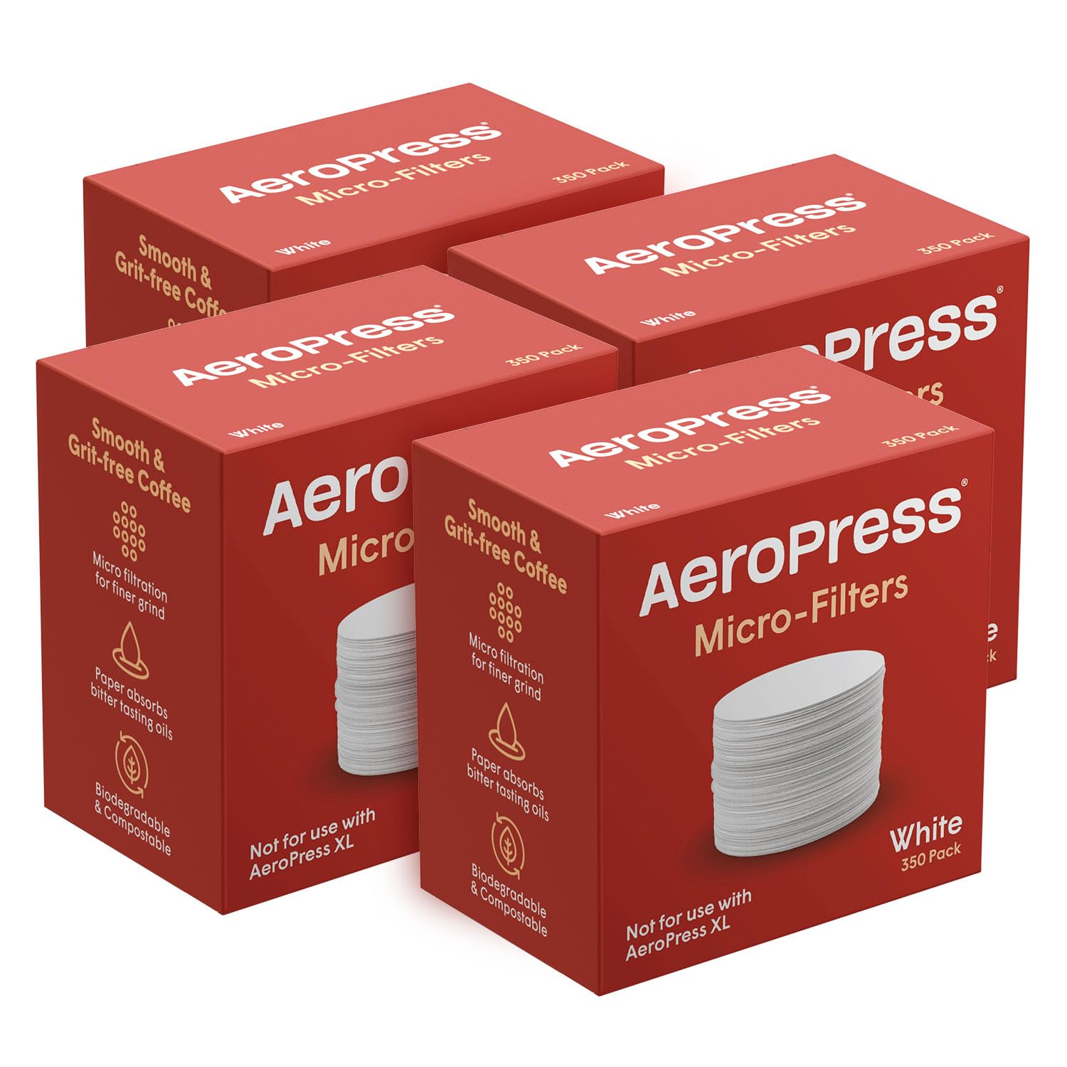 Foto 2 pulgar | Filtros de Repuesto para Cafetera AeroPress 4 Pack -  Venta Internacional