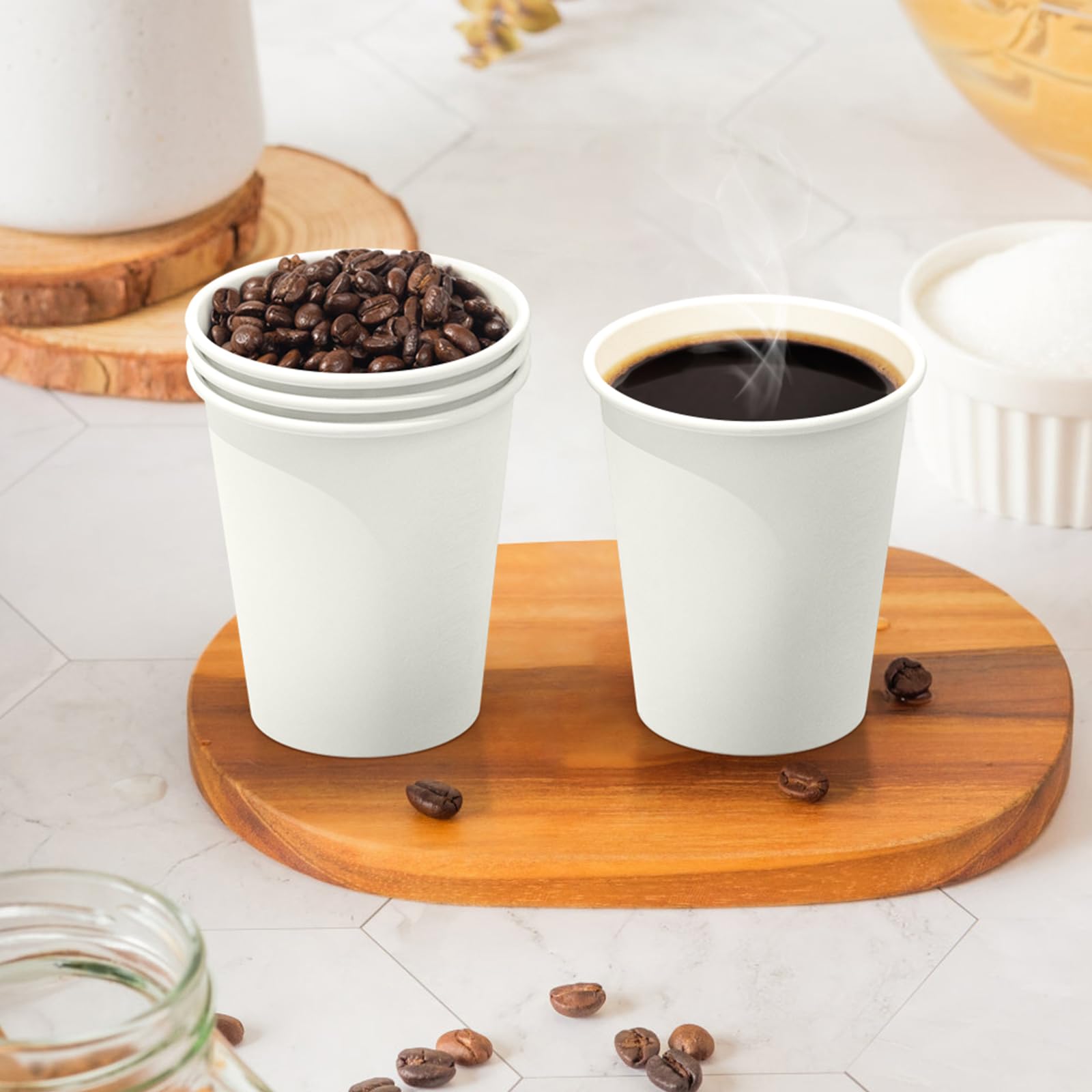 Foto 5 pulgar | Tazas De Café Dealusy De Papel Apto Para Alimentos  8 Onzas  100 Unidades  Sin Fugas - Venta Internacional.