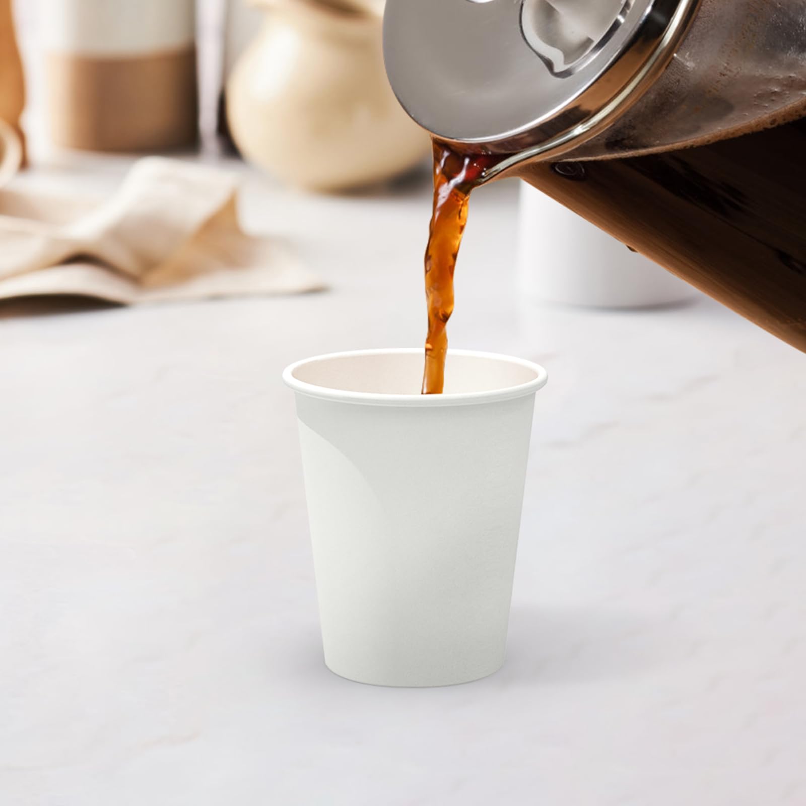 Foto 7 pulgar | Tazas De Café Dealusy De Papel Apto Para Alimentos  8 Onzas  100 Unidades  Sin Fugas - Venta Internacional.