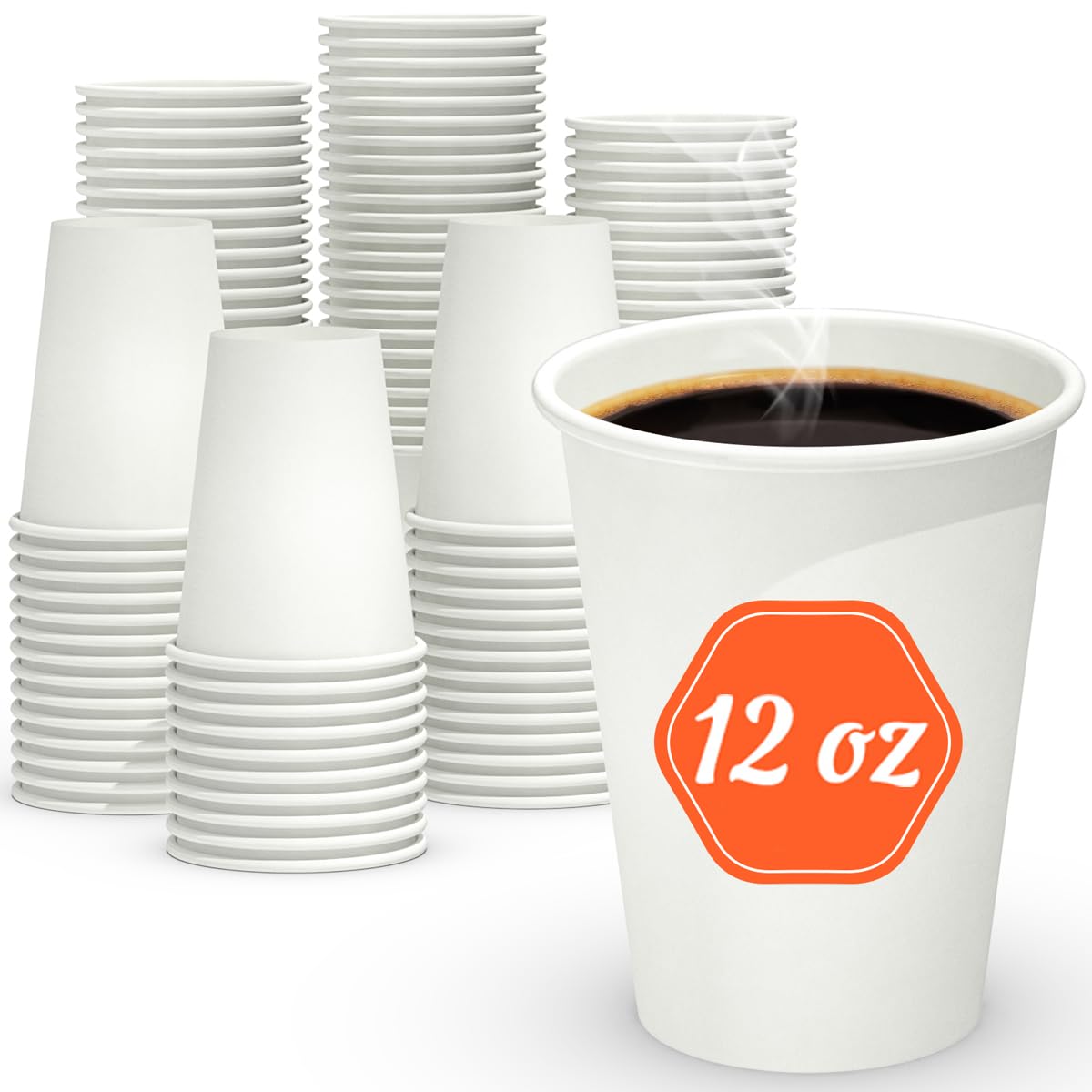 Foto 2 pulgar | Tazas De Café Dealusy De Papel Apto Para Alimentos  12 Onzas  100 Unidades  Sin Fugas - Venta Internacional.