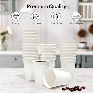 Foto 3 | Tazas De Café Dealusy De Papel Apto Para Alimentos 12 Onzas 100 Unidades Sin Fugas - Venta Internacional.